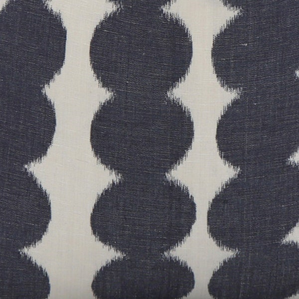 Schumacher Full Circle Navy | 4x4" Fabric Sample