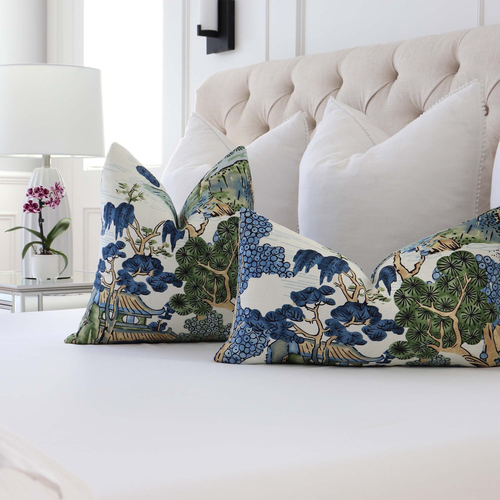Interior design top throw pillows