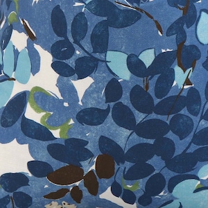 Thibaut Central Park Blue and Green | 4x4" Fabric Sample