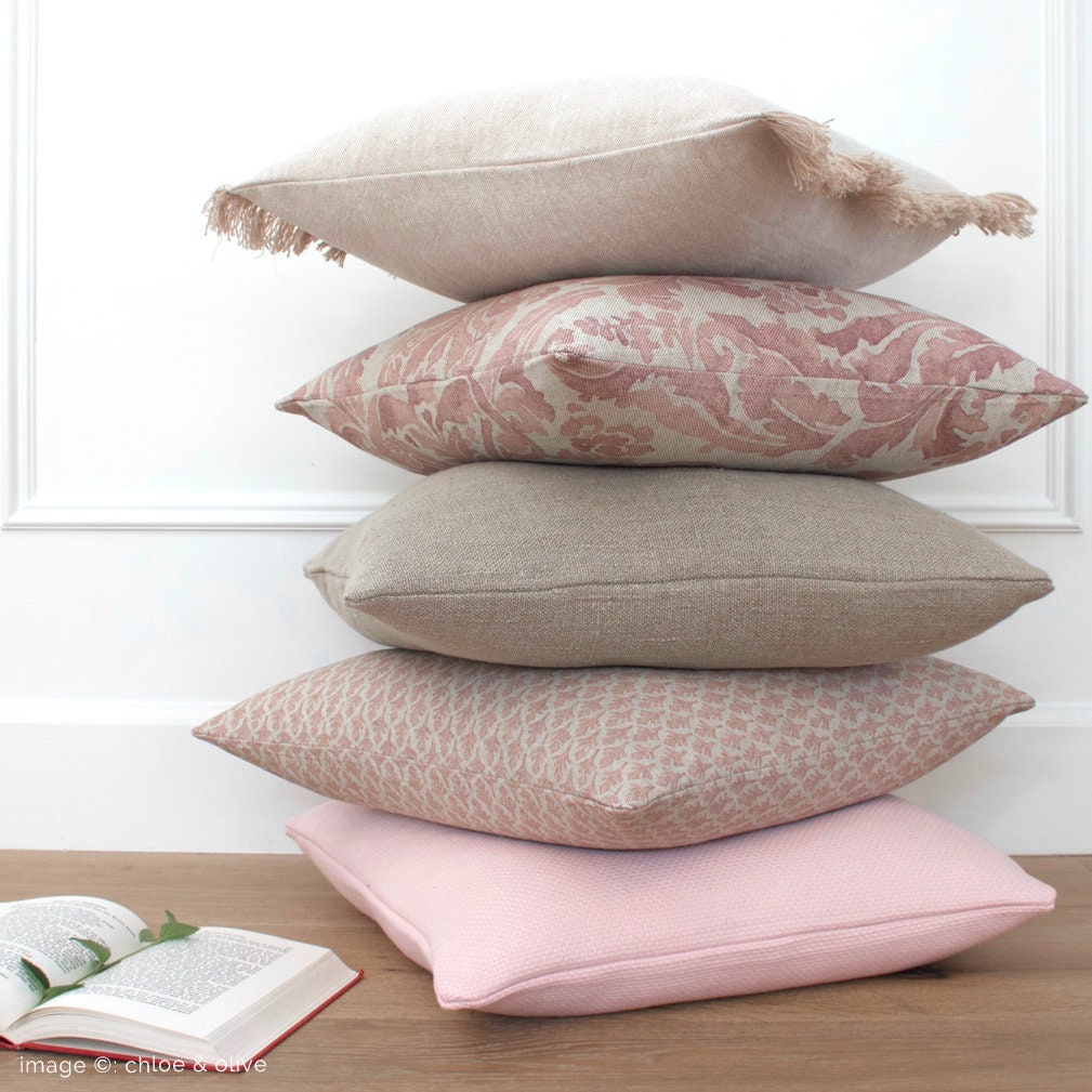 Blush 26x26 Euro Sham Cushion Throw Pillow Cover Extra Large Etsy