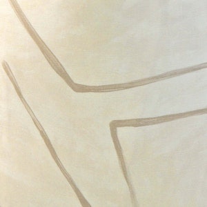 Kelly Wearstler Graffito Parchment | 4x4" Fabric Sample