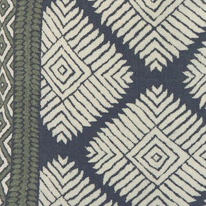 Thibaut Austin Bluestone and Green | 4x4&quot; Fabric Sample