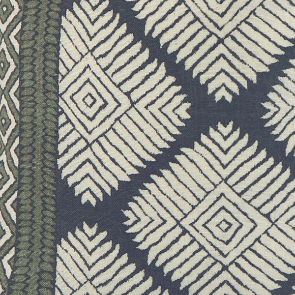 Thibaut Austin Bluestone and Green | 4x4" Fabric Sample