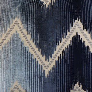Schumacher Shock Wave Midnight | 4x4&quot; Fabric Sample