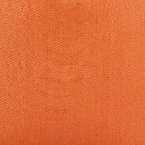 Relaxed Linen Throw Pillow Cover in Pumpkin Orange for Bedding, Lumbar Slip Case with Zipper in Solid Bright Neutral Color, Custom Size, Tay image 8