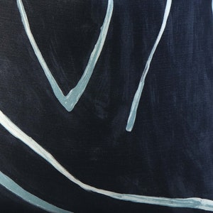 Kelly Wearstler Graffito Navy | 4x4&quot; Fabric Sample
