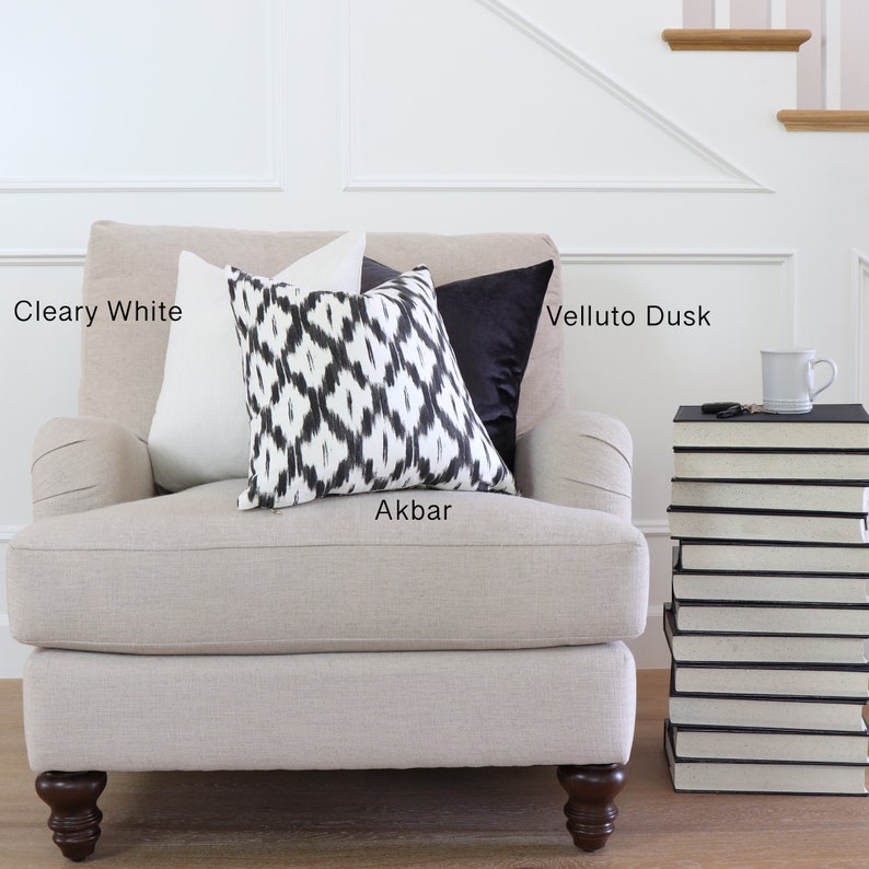 Charcoal Black Velvet Throw Pillow 26x26 24x24 Euro Sham Etsy