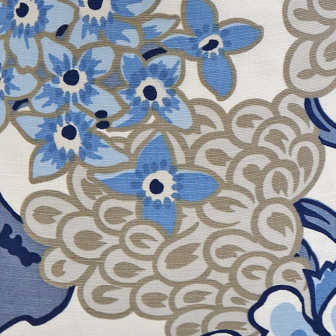 Thibaut Honshu Blue and Beige 4x4 Fabric Sample Etsy