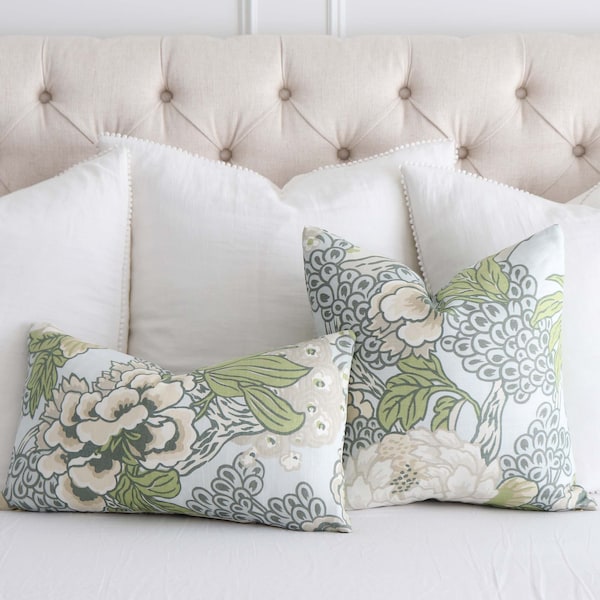 Lumbar Pillow w/ Tufted Flowers main image 0