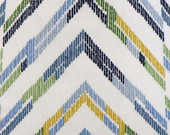 Thibaut Hamilton Textured Blue and Yellow | 4x4" Fabric Sample