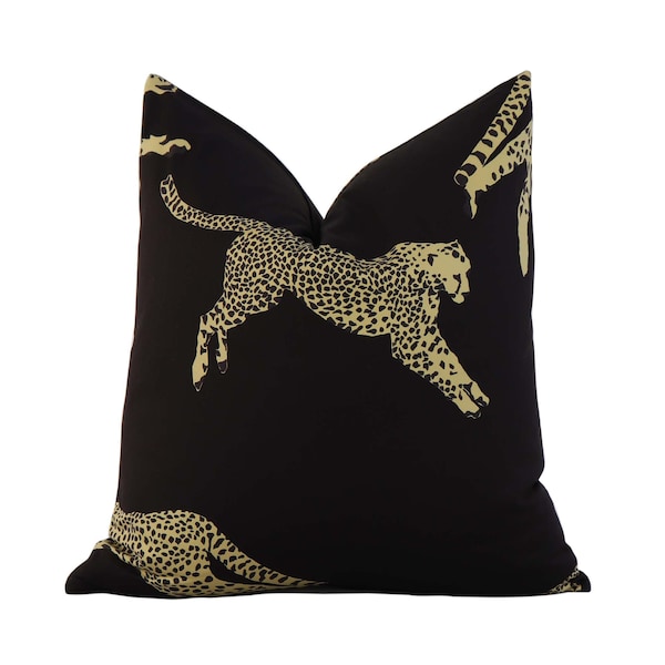 Cheetah Lumbar Pillow Etsy