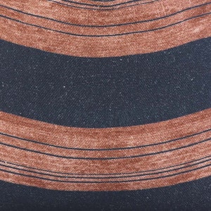 Kelly Wearstler Askew Sienna / Navy | 4x4&quot; Fabric Sample