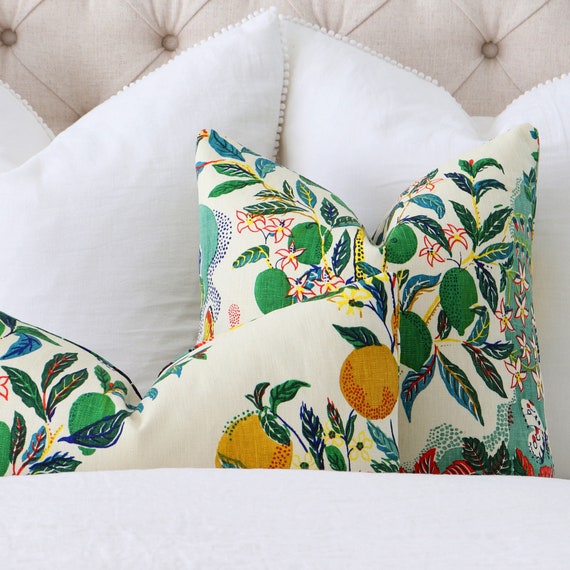 primary color throw pillows