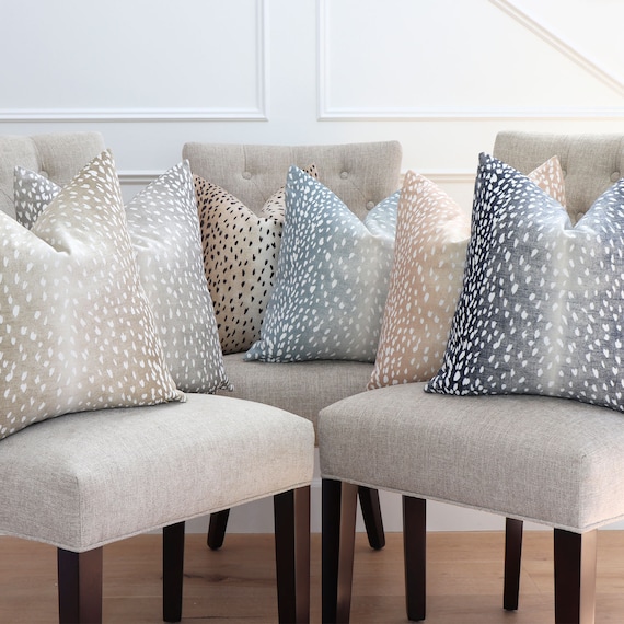 blue antelope pillow