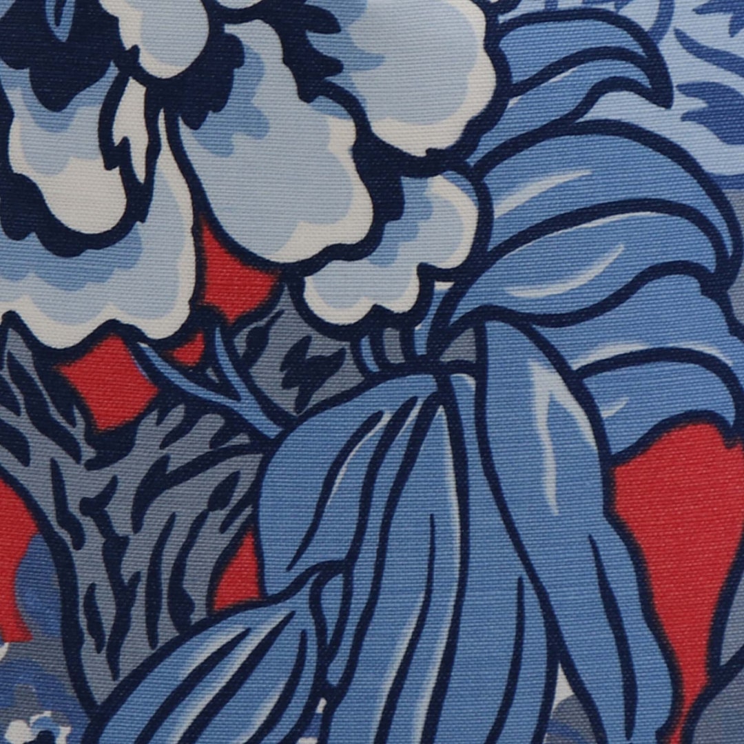 Thibaut Honshu Red and Blue 4x4 Fabric Sample Etsy