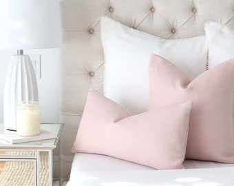 blush lumbar pillow