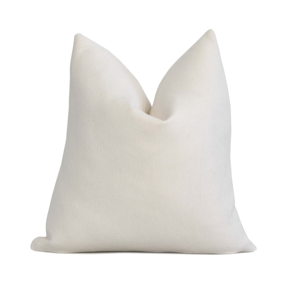 Solid Throw Pillows, White Pillow Cover, White Solid Pillow