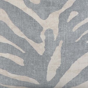 Serengeti Zebra Aqua Blue | 4x4&quot; Fabric Sample