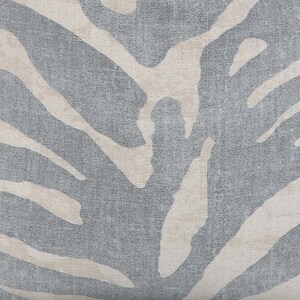 Serengeti Zebra Aqua Blue | 4x4" Fabric Sample