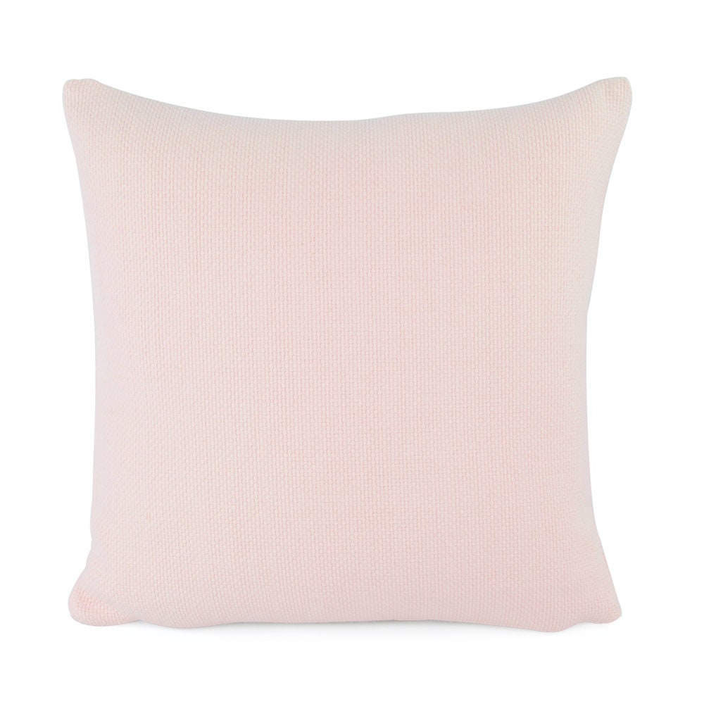 Millennial Pink Knit Pillow Cover 18x18 22x22 pillow cover | Etsy