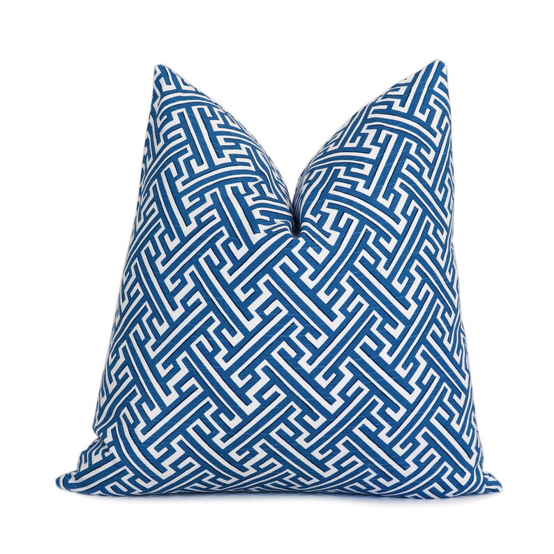 Trellis Geometric Throw Pillow Cover Geometric throw pillows