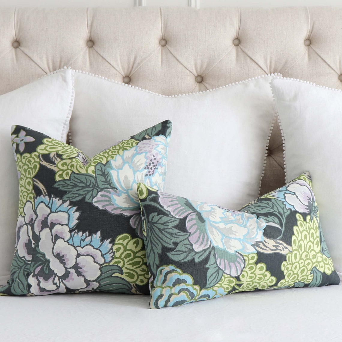 Thibaut Honshu Gray Throw Pillow Cover With Zipper Large Etsy