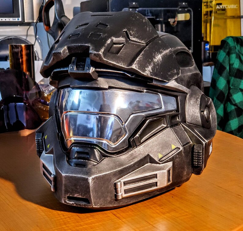 Мотоциклетный шлем кастом Halo