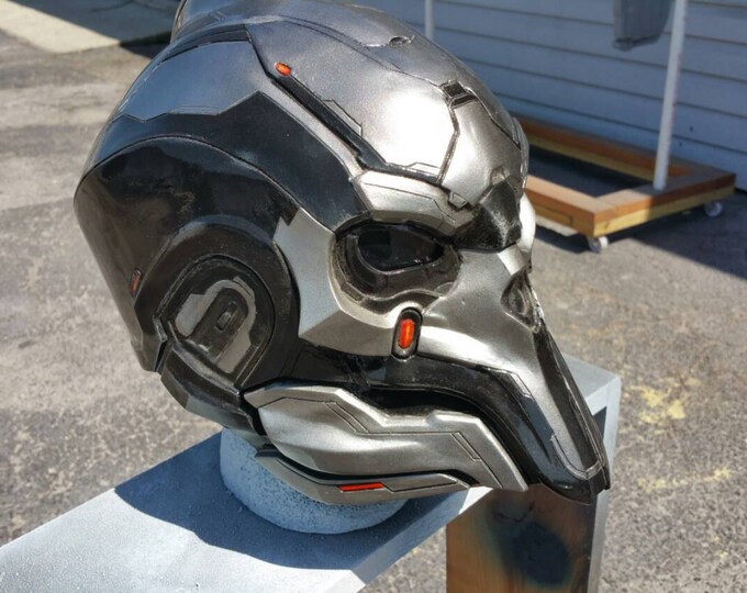 Мотоциклетный шлем кастом Halo
