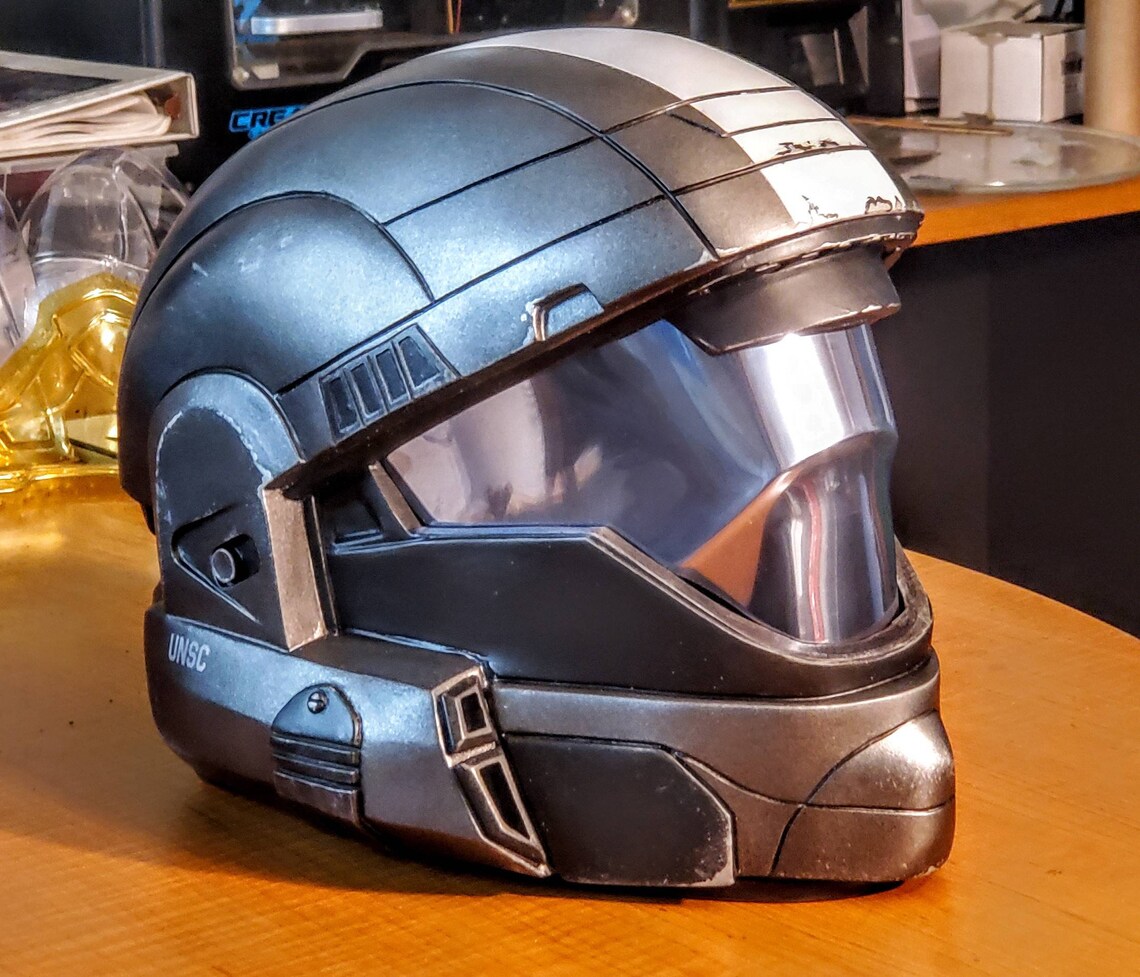 Ultimate Custom Halo 3 Odst Helmet Padded And Wearable Fan Etsy
