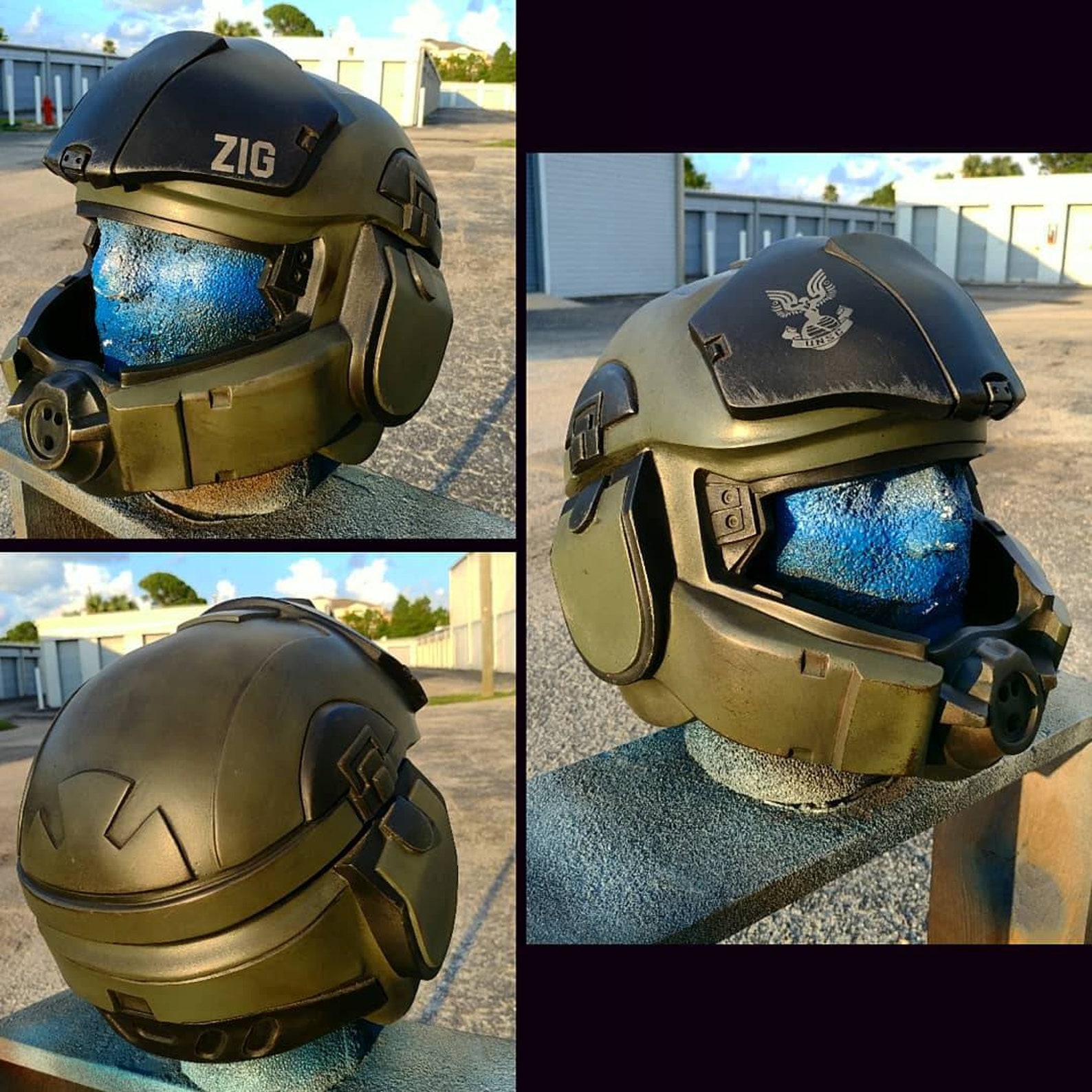Ultimate Custom Halo Infantry Marine Helmet Replica Padded - Etsy
