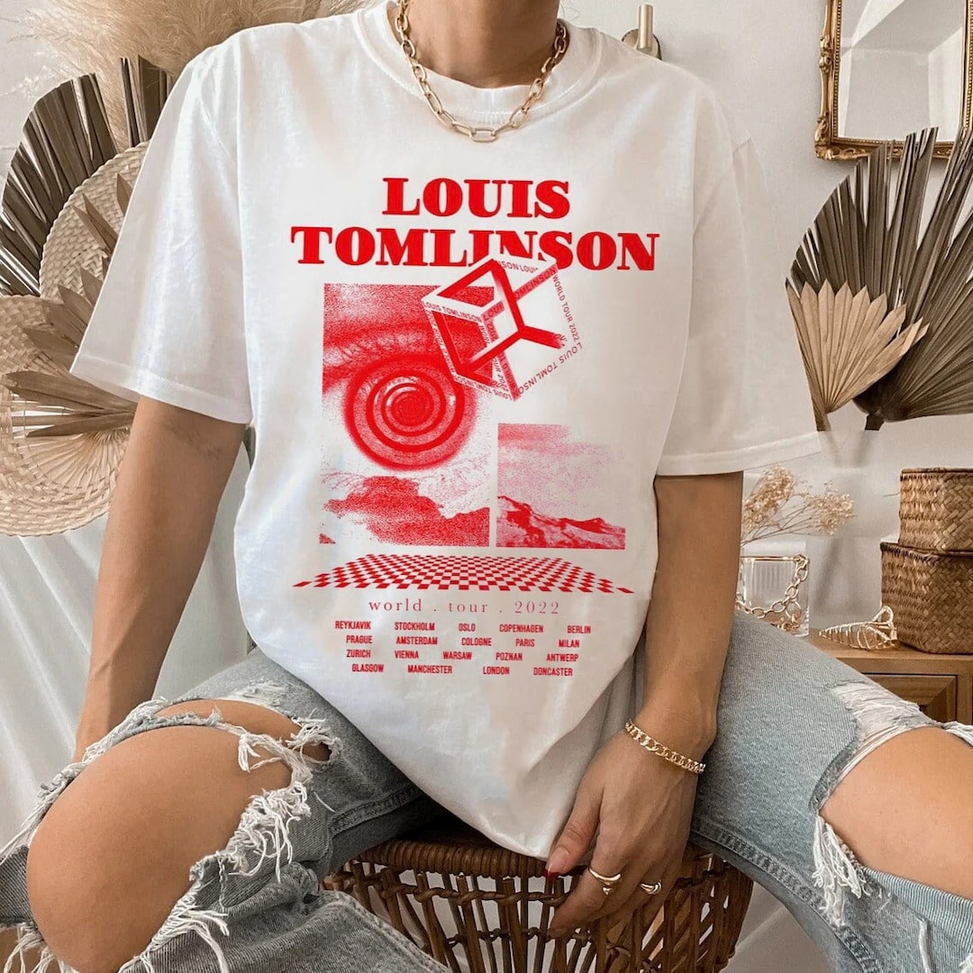 Vintage Louis Tomlinson Tour Shirt Louis Tomlinson Merch one Etsy