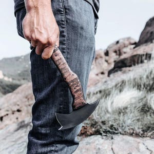 Hand-Forged Tactical Viking Axe: Winkler Style Tomahawk