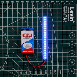 Veelkleurige ledstripverlichtingsset, batterijgevoede STEM School Science Project-module