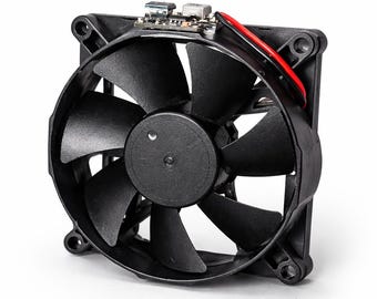 Silent USB Type-C Fan – 5V–12V Compact Cooling for DIY Projects, Router, PC