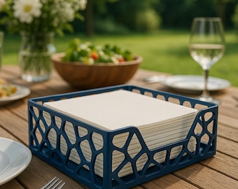 3D Print File: Napkin Holder STL, 3MF (Digital Download)