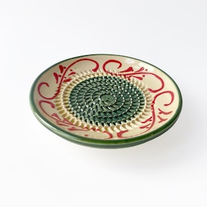 Alhambra Ceramic Grater Plate – Handmade Ceramic Grater – Unique Kitchen Tool – Foodie Gift