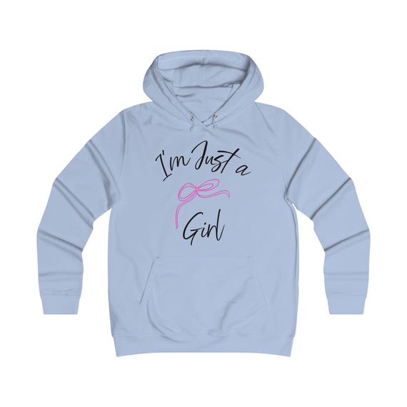 Girlie College Hoodie Cute and Cozy, Perfect for Students, Gift