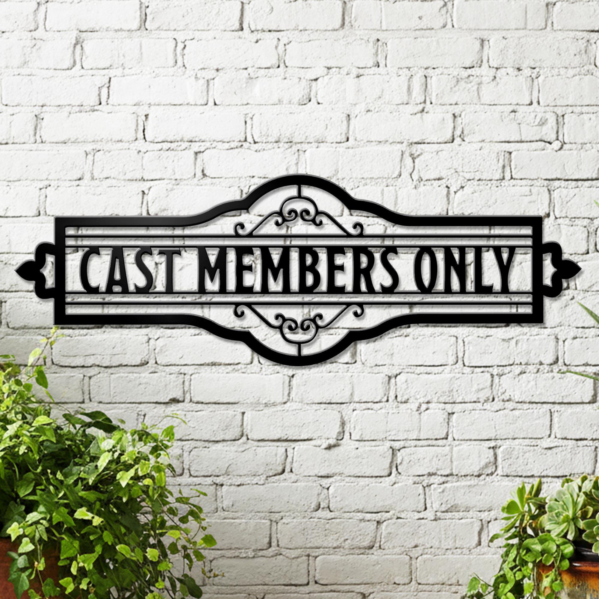 Cast Member Sign Cast Member Sign | Magical Themed Home Decor | Wall Sign for Kids, Walt ...