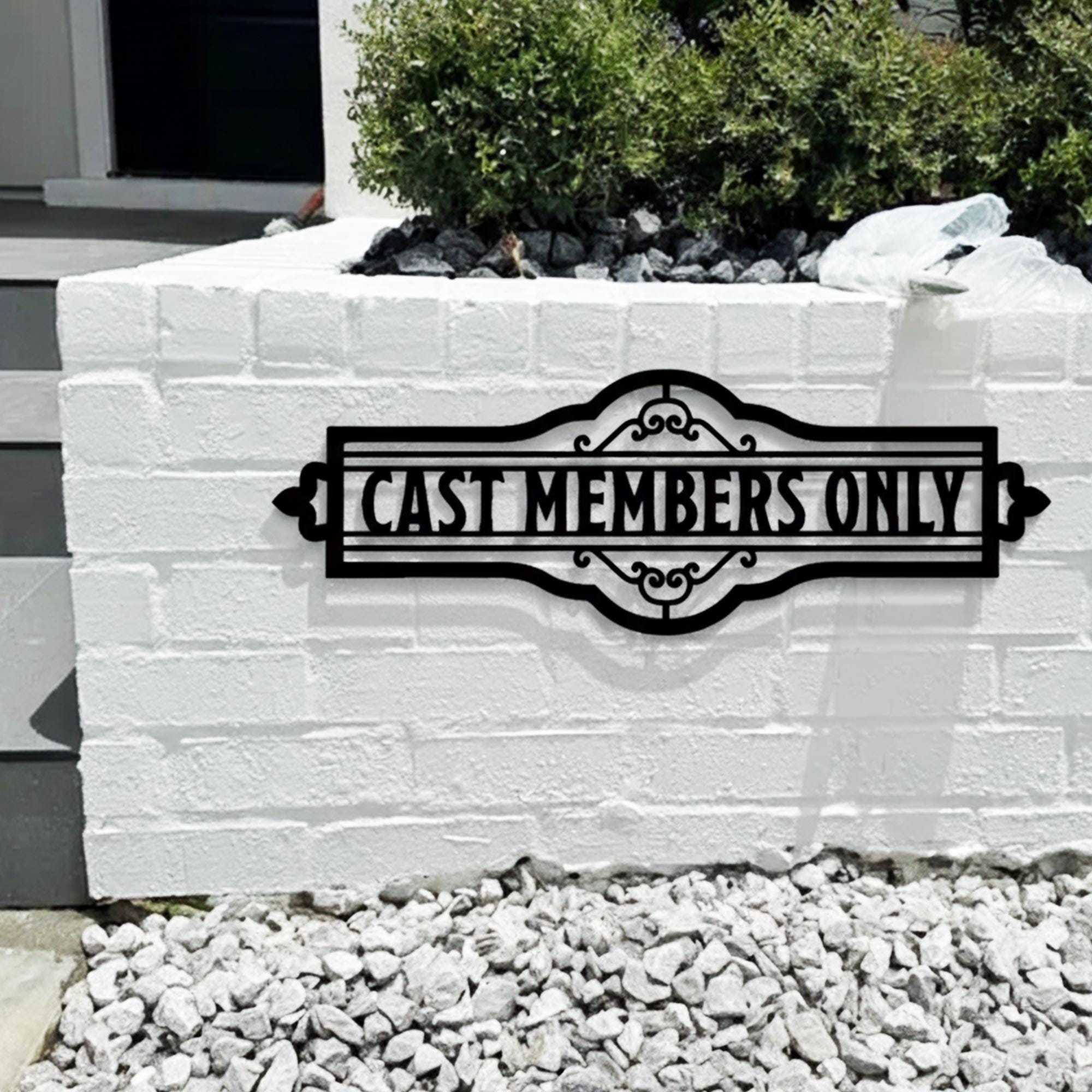Cast Member Sign Cast Member Sign | Magical Themed Home Decor | Wall Sign for Kids, Walt ...
