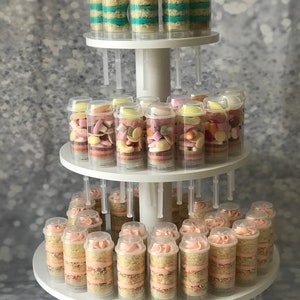 3 Tier Taller Round Push Pops Stand. Will Hold 88 Push Pops. image 1