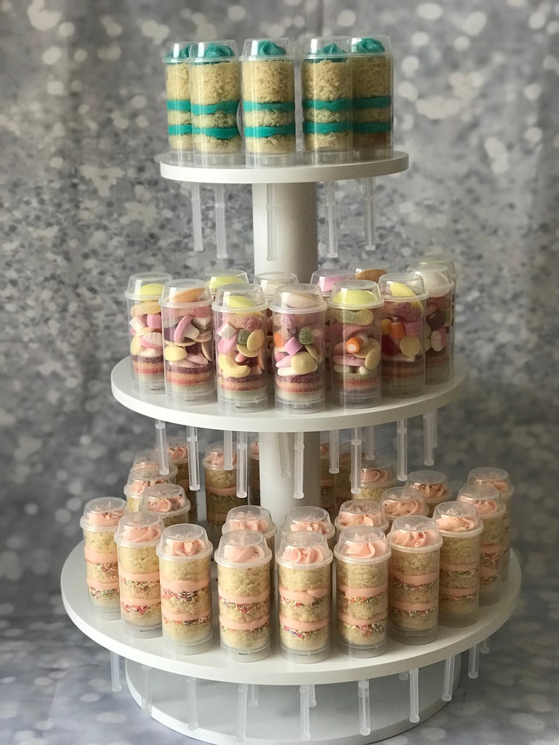 3 Tier Taller Round Push Pops Stand. Will Hold 88 Push Pops. image 1