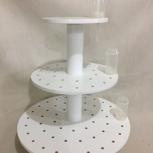 3 Tier Taller Round Push Pops Stand. Will Hold 88 Push Pops. image 2