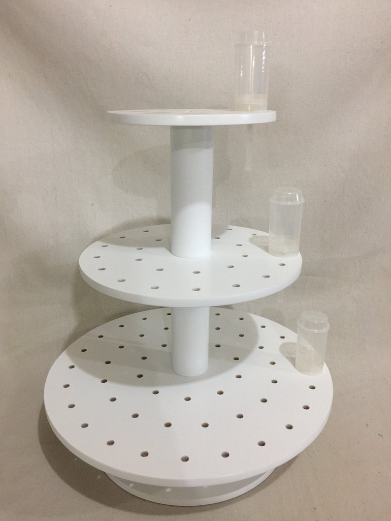 3 Tier Taller Round Push Pops Stand. Will Hold 88 Push Pops. image 2