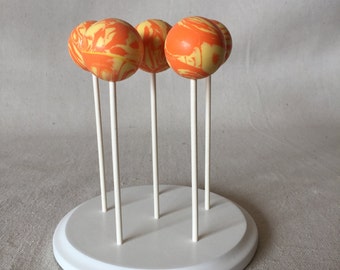 Little Round 6 Count Cake Pop Stand.  Custom Sizes and Shapes Available.