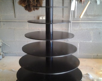 9 Tier Custom Made Large Cupcake Stand. Holds up to 275 cupcakes and can be converted to smaller stands.