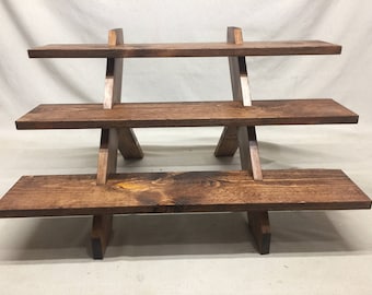 Custom Knockdown Display Stand for Cupcakes, Donuts, Cake Pops, Craft Shows, Store Displays, Home Decor.
