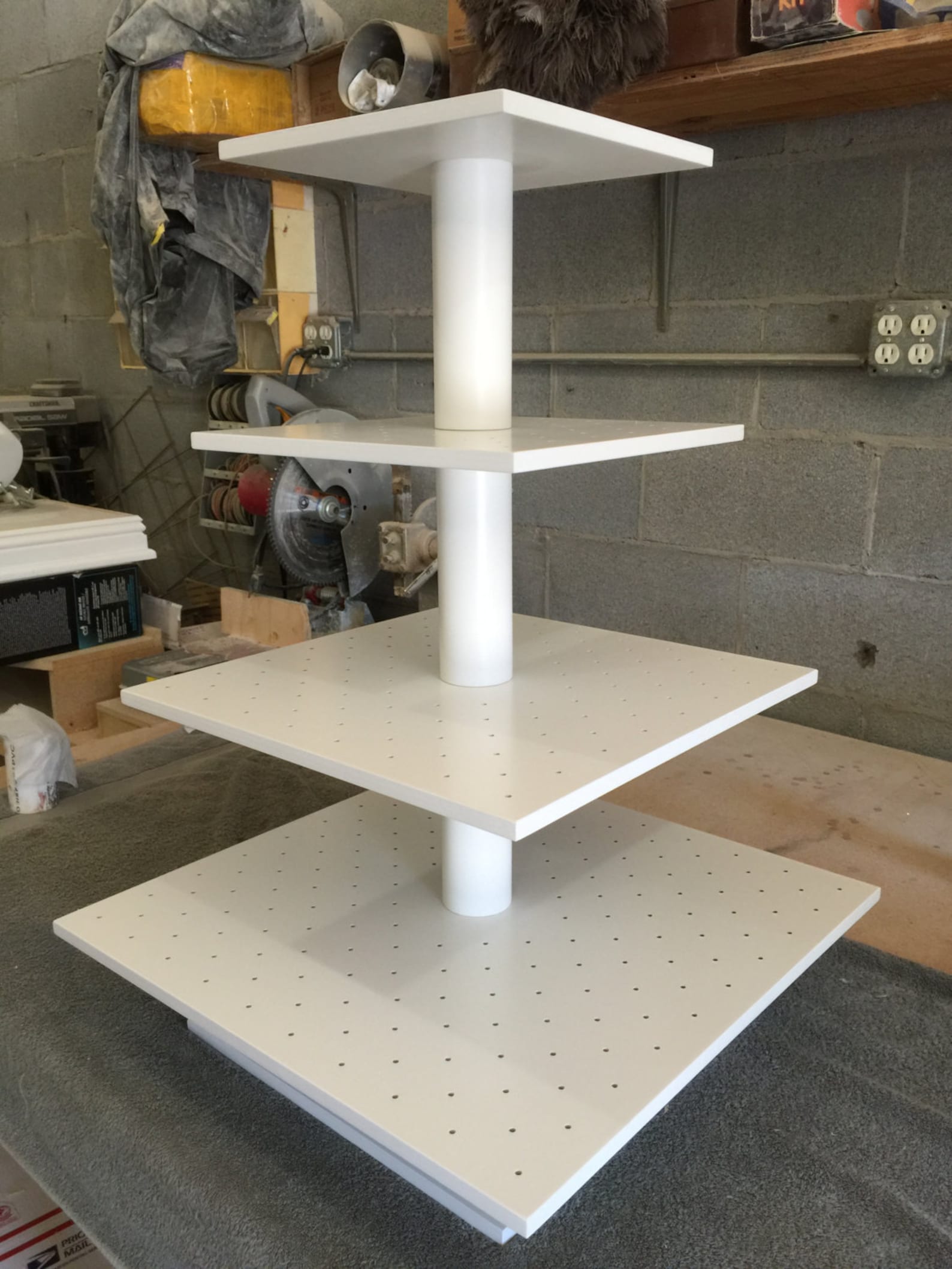 4 Tier Square Custom Made Cake Pop Stand. Holds 328 Cake Pops. Etsy