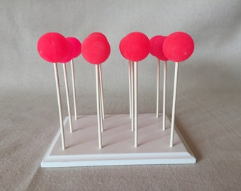 12 Count Cake Pop Stand.  Custom Sizes and Shapes Available.