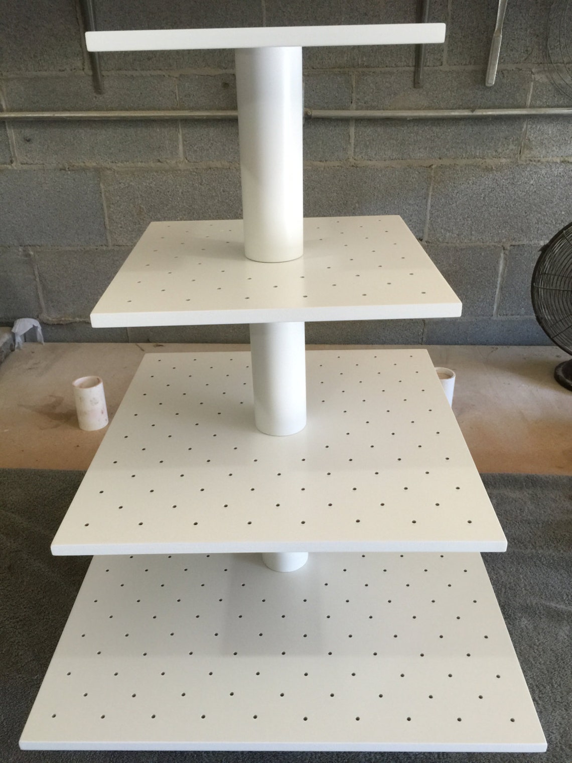 4 Tier Square Custom Made Cake Pop Stand. Holds 328 Cake Pops. Etsy