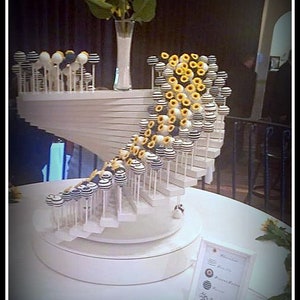 Spiral Custom Made Cake Pop Stand. Holds 280 Cake Pops.  Original Design.